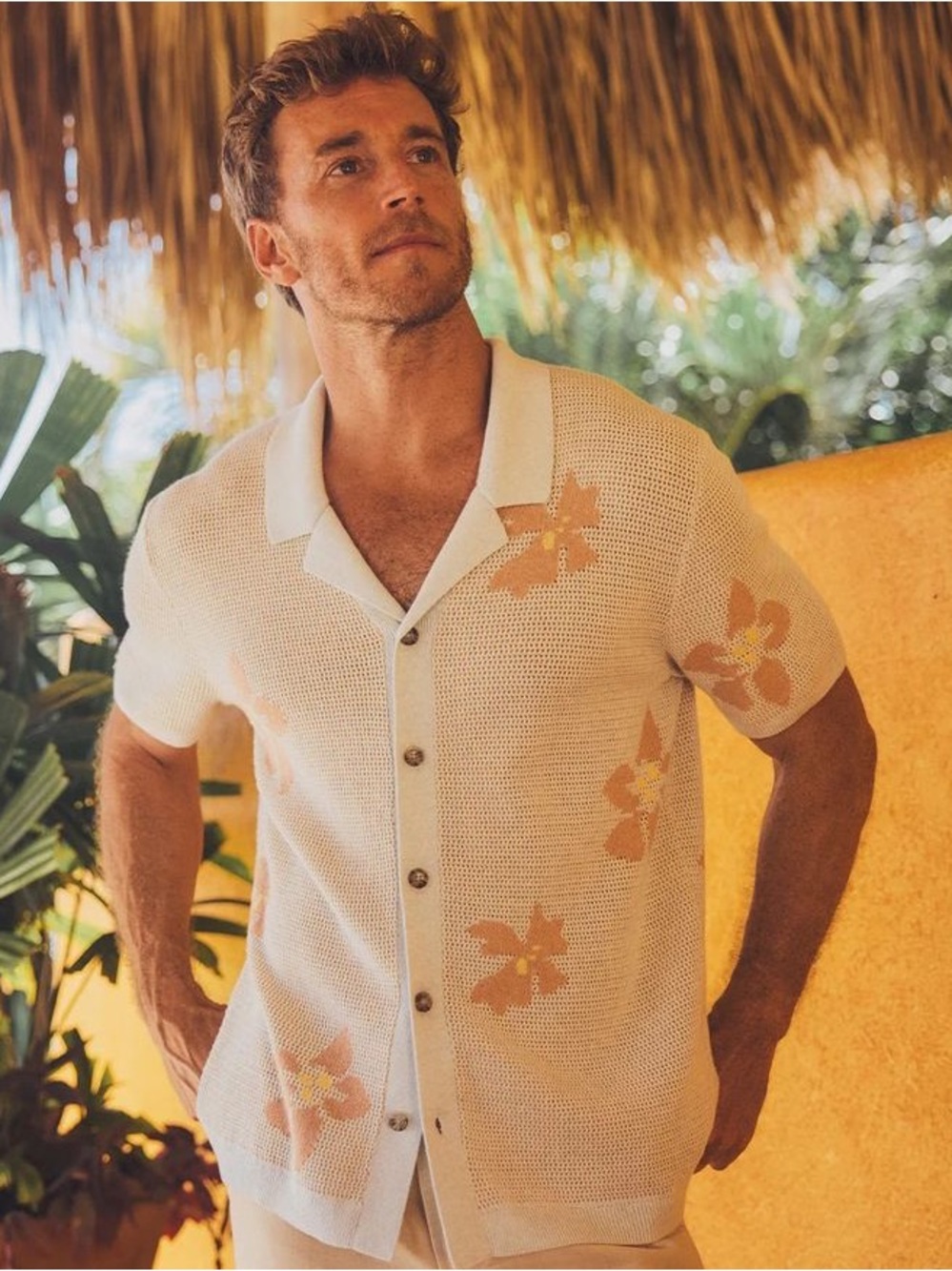 Marine Layer Asher Sweater Resort Shirt